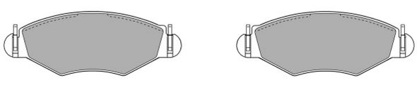 Kit de plaquettes de frein, frein à disque FREMAX FBP-1083