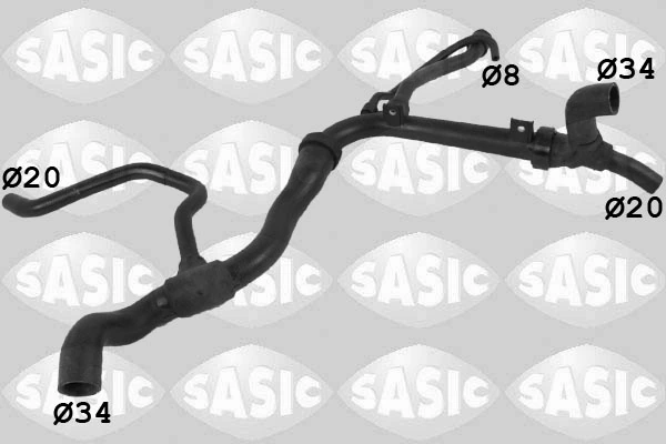 Durite de radiateur SASIC 3406351