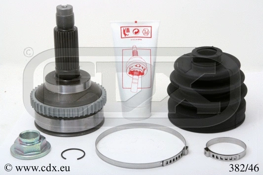 Jeu de joints, arbre de transmission CDX 382/46
