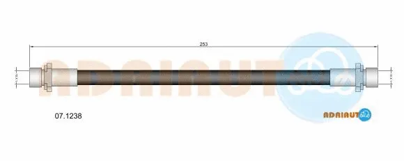Flexible de frein ADRIAUTO 07.1238