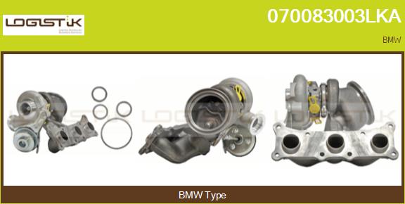 Turbocompresseur, suralimentation LGK 070083003LKA
