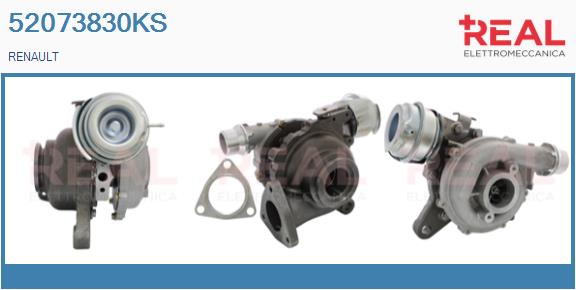 Turbocompresseur, suralimentation REAL 52073830KS
