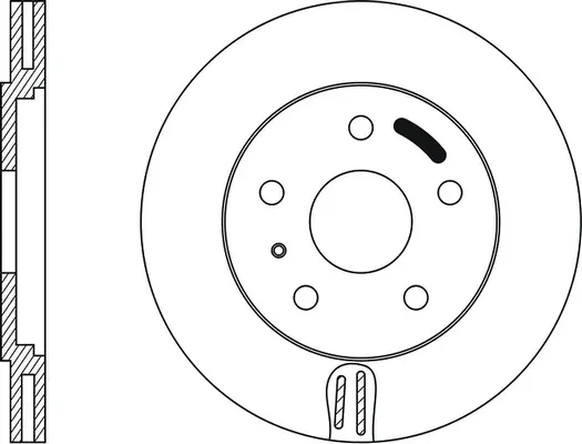 Disque de frein FIT FR0154V