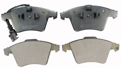 Kit de plaquettes de frein, frein à disque DENCKERMANN B110920