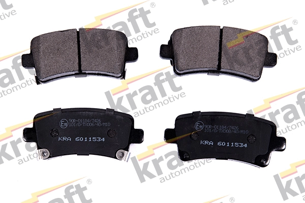 Kit de plaquettes de frein, frein à disque KRAFT AUTOMOTIVE 6011534