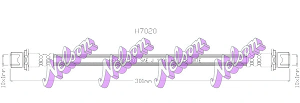Flexible de frein BROVEX-NELSON H7020