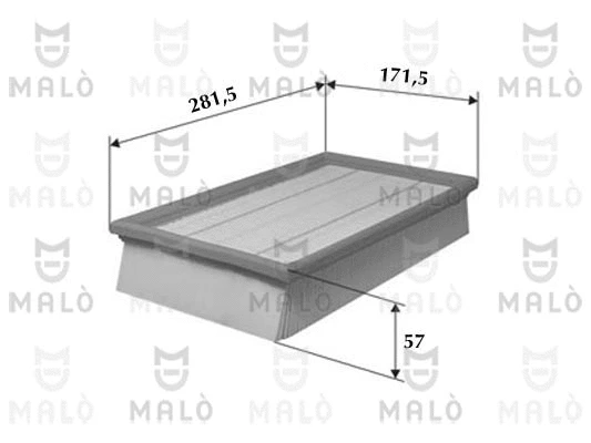 Filtre à air AKRON-MALÒ 1500072