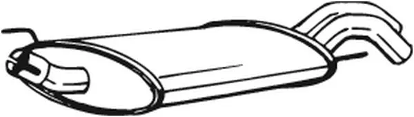 Silencieux arrière BOSAL 233-715