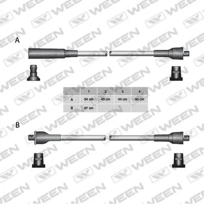 Kit de câbles d'allumage WEEN 110-5413