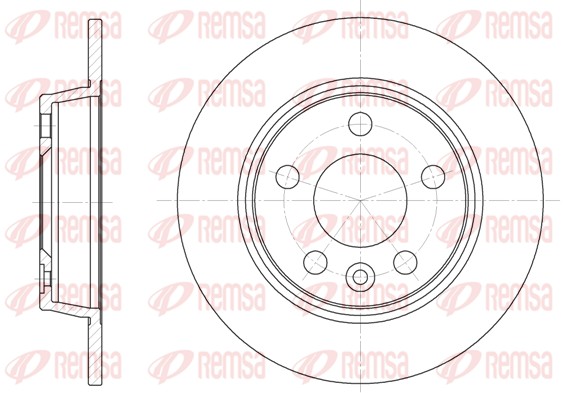 Disque de frein REMSA 6453.00