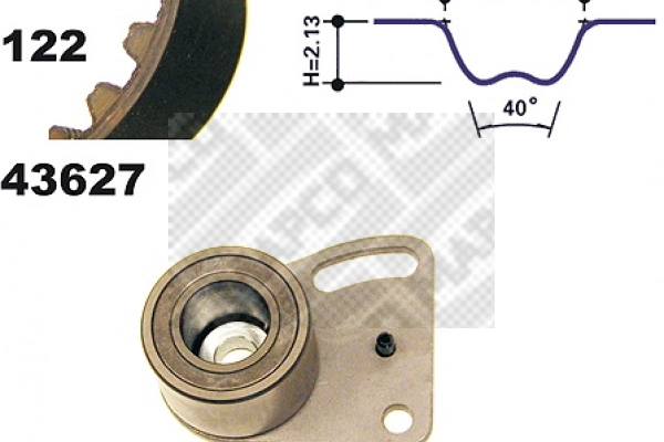 Kit de courroie crantée MAPCO 23627