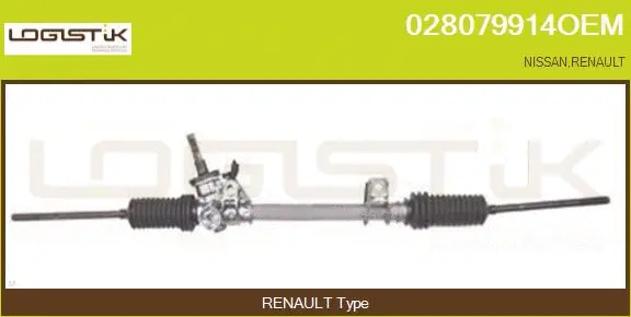Crémaillère de direction LGK 028079914OEM