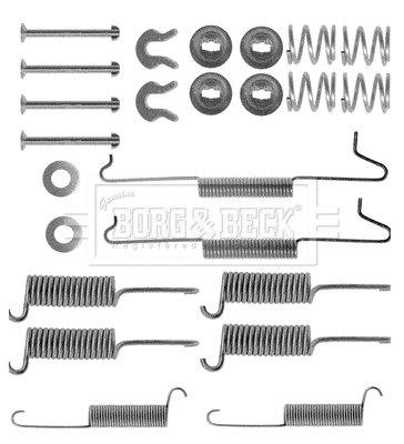 Kit d'accessoires, mâchoire de frein BORG & BECK BBK6128
