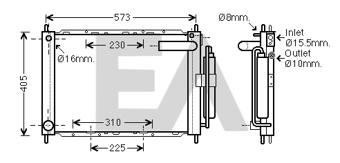 Module de refroidissement EACLIMA 38F18002