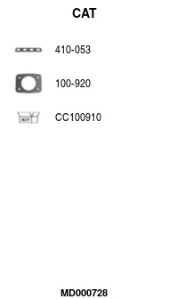 Catalyseur en coude FA1 MD000728