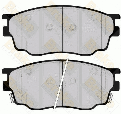 Kit de plaquettes de frein, frein à disque Brake ENGINEERING PA1427