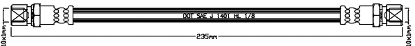 Flexible de frein JURATEK JBH1003