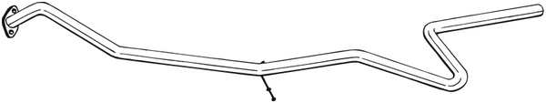 Tuyau d'échappement KLOKKERHOLM 950-013