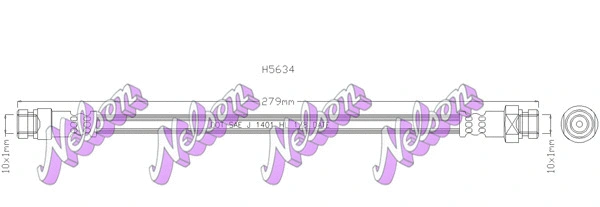 Flexible de frein KAWE H5634