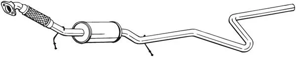 Silencieux central BOSAL 288-027