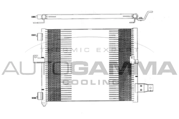 Condenseur, climatisation AUTOGAMMA 103284