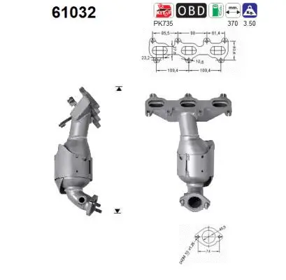 Catalyseur AS 61032