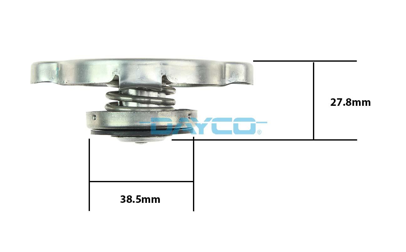 Bouchon de radiateur DAYCO-AU DRC017