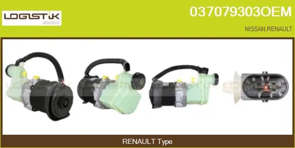 Pompe hydraulique, direction LGK 037079303OEM