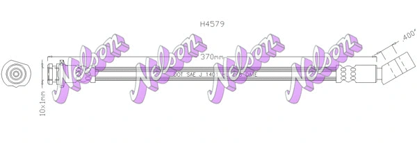 Flexible de frein KAWE H4579