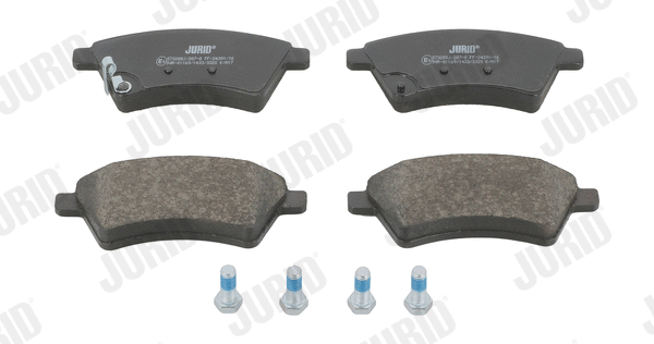 Kit de plaquettes de frein, frein à disque JURID 573288J