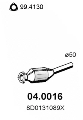 Catalyseur ASSO 04.0016