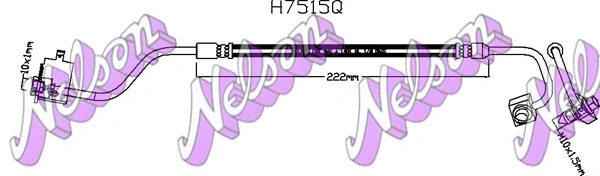 Flexible de frein KAWE H7515Q