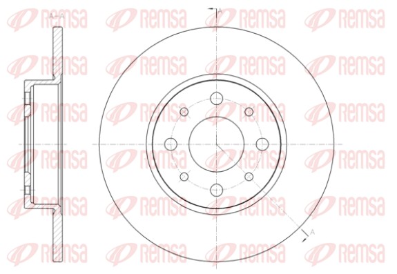 Disque de frein REMSA 61390.00