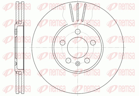Disque de frein REMSA 6493.10