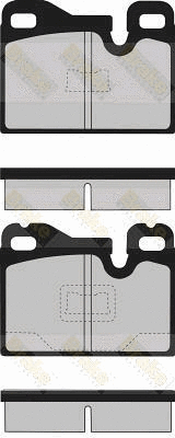 Kit de plaquettes de frein, frein à disque Brake ENGINEERING PA433
