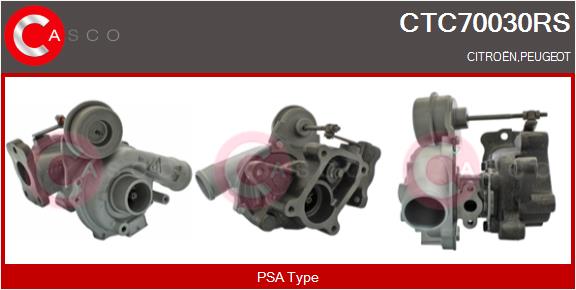 Turbocompresseur, suralimentation CASCO CTC70030RS
