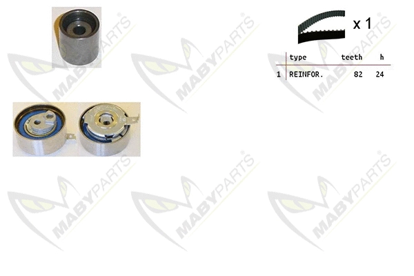 Kit de courroie crantée MABYPARTS OBK010248