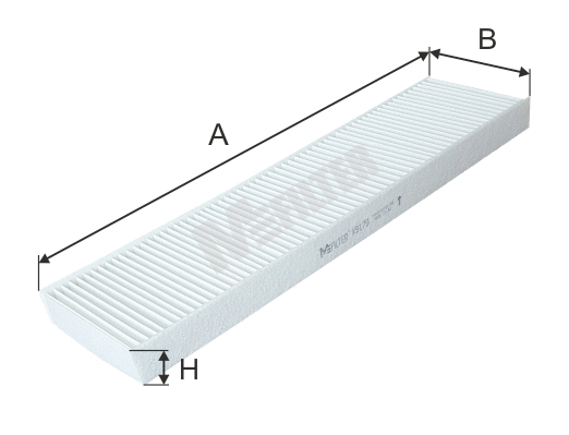 Filtre, air de l'habitacle MFILTER K 9179
