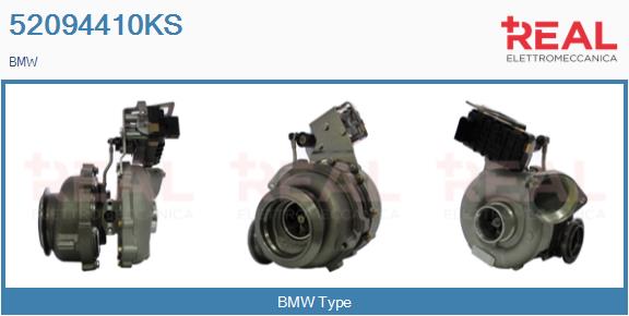 Turbocompresseur, suralimentation REAL 52094410KS