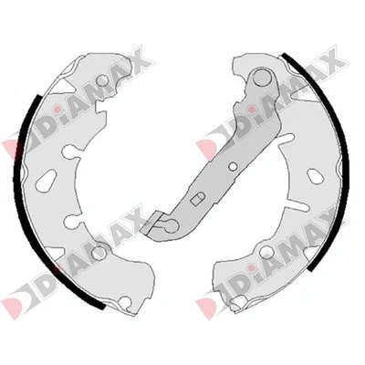 Jeu de mâchoires de frein DIAMAX N01314