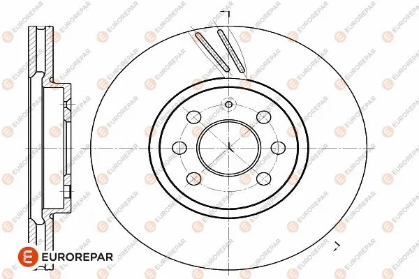 Disque de frein EUROREPAR 1642764080
