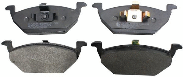 Kit de plaquettes de frein, frein à disque DENCKERMANN B110697