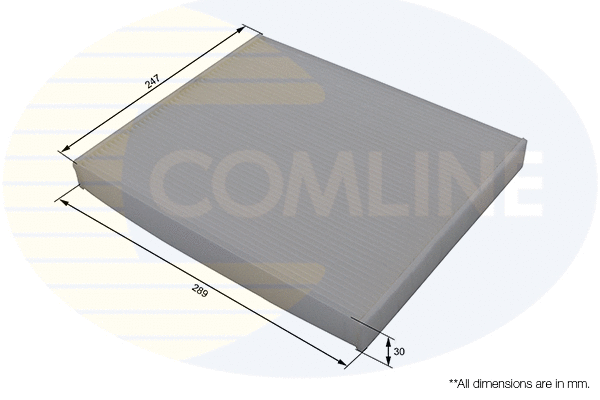 Filtre, air de l'habitacle COMLINE EKF447
