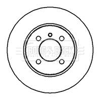 Disque de frein BORG & BECK BBD4302