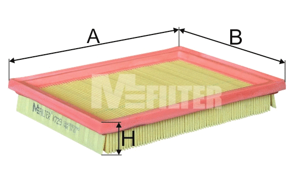Filtre à air MFILTER K 729