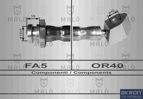 Flexible de frein AKRON-MALÒ 80082