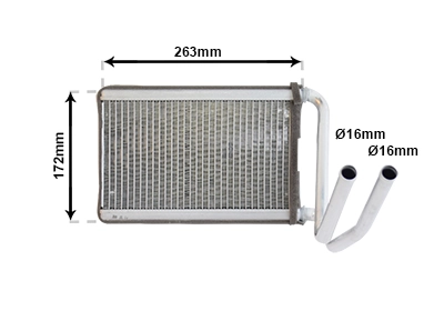 Système de chauffage VAN WEZEL 83006169