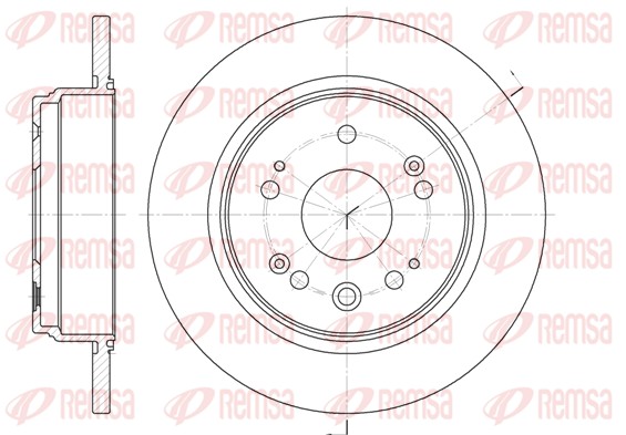 Disque de frein REMSA 6912.00