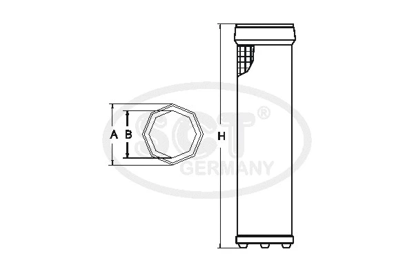 Filtre à air secondaire SCT - MANNOL SW 3900