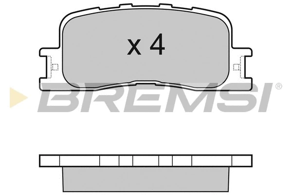 Kit de plaquettes de frein, frein à disque BREMSI BP3060